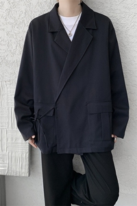 现货 KS1162-特P50 控98 新中式小众西装大码外套长袖图片