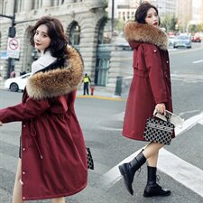 冬装2021年新款派克棉服女韩版宽松加厚棉衣加绒外套派克服收腰，女装棉衣/棉服，辉之琳