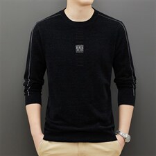 BAMJ-302钱塘2020-2春秋新款长袖薄款中青年男士打底衫毛衣P53，男装针织衫/毛衣，钱塘207-2