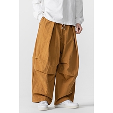 秋装大码日系港风宽松休闲裤工装裤哈伦阔腿伞兵裤男女K279/P65，男装工装外套，电商A221A