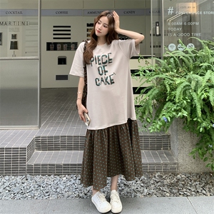 现货 带包拼接连衣裙 带包2D014-9075-P145-K218图片