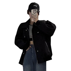 1506-1/JJ1241/P58美式高街小众外套春秋情侣夹克上衣刺绣棒球服，男装夹克，星座1506-1