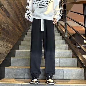 美式高街休闲运动裤子男2024秋冬新款潮牌oversize卫裤 K7578-P40图片