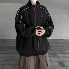 棒球服夹克男士韩版潮流宽松百搭帅气2024秋冬ins外套W6203-P57，男装夹克，星座412-2