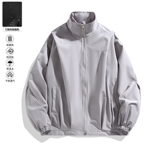 休闲纯色外套城市三防立领夹克上衣（69元）313B-NC0272-P60图片