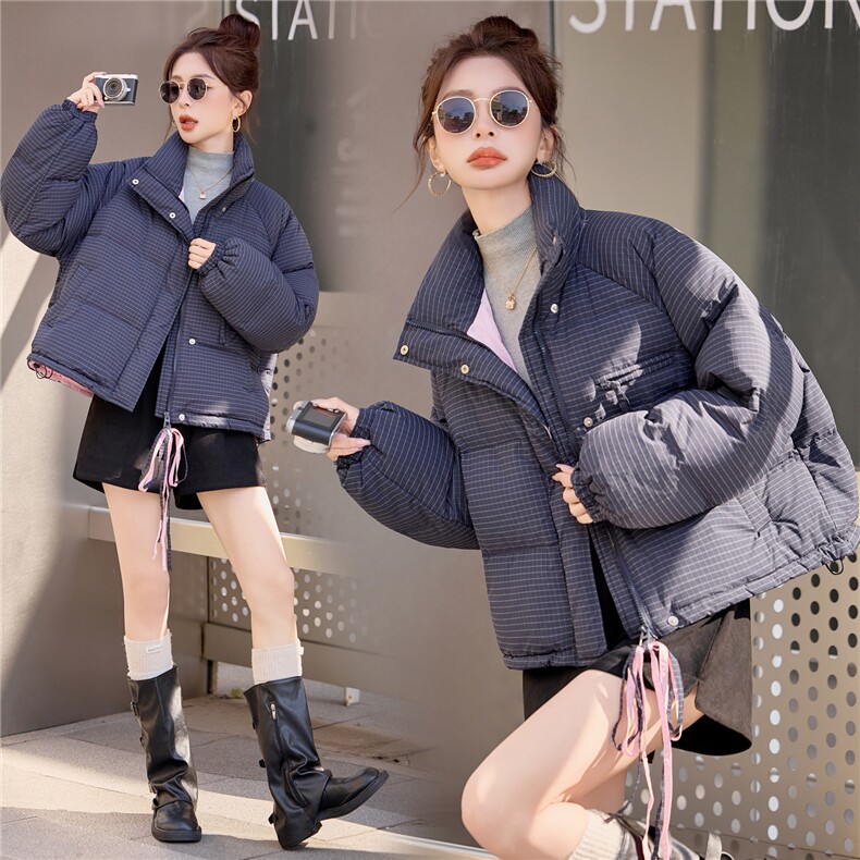 2025年冬季短款，女装羽绒服，浪花E族（衣布洛）