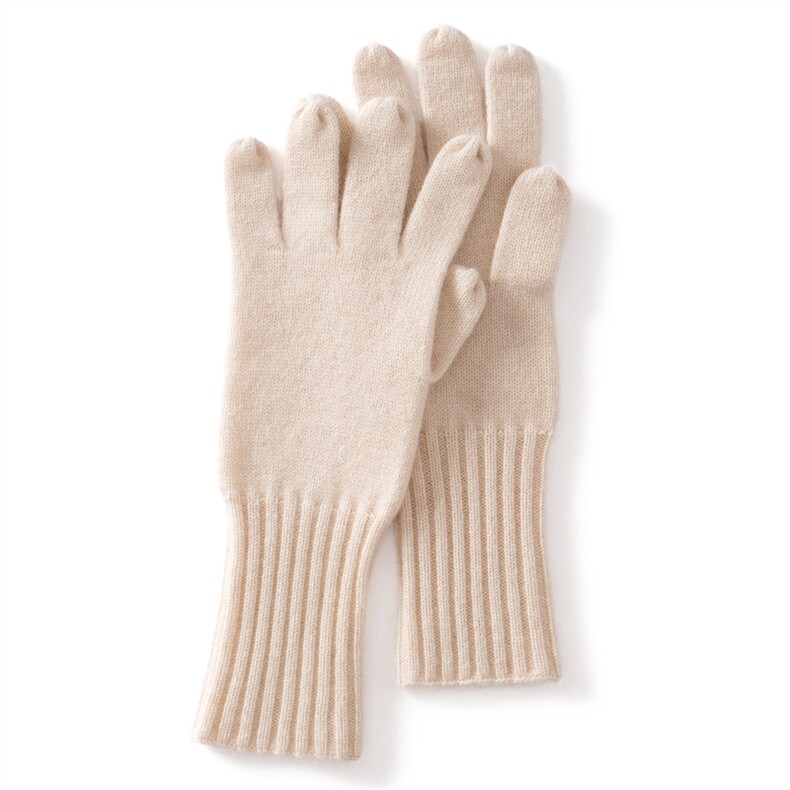 2025年冬季新款抽条纯色手套时尚休闲通勤百搭，手套，臻歆羊绒