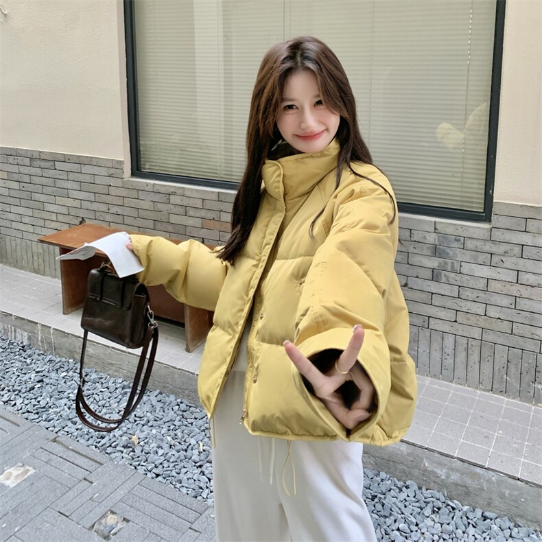 新款主推绸缎面料50绒羽绒服2665-P235-K358,女装短外套,2C129