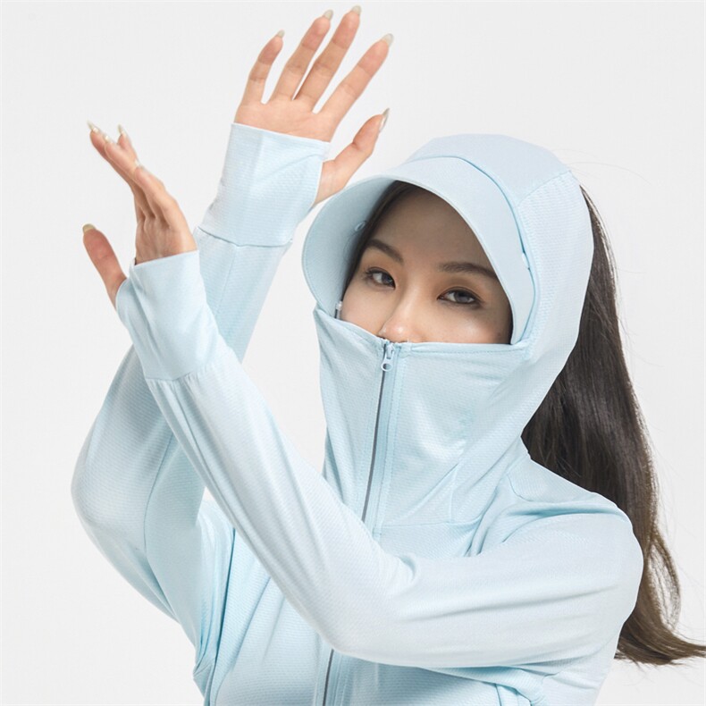 抖音直播23春夏防紫外线连帽防晒衣男女户外透气沙滩衣2399P38,男装防晒衣,星座1602B（原101B-1）