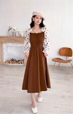 秋季时尚连衣裙，女装连衣裙，亿炫(5F)