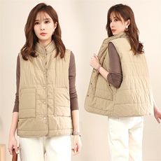 2025冬装新款无袖棉衣马甲，女装棉衣/棉服，小林双子