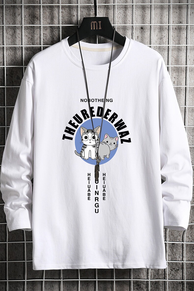 TX3160-P25纯长袖t恤男大码圆领打底衫体恤上衣服,男装T恤,电商A040A