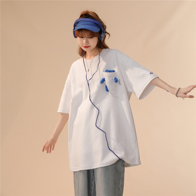 1中性大码M-5XL运动情侣嘻哈网红小熊圆领短袖T恤男DT7745P55控68，男装T恤，星座226-2