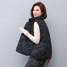 2022新款时尚保暖羽绒马甲女短款轻薄修身外套，女装羽绒服，依恋蒂丝