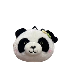 佳旺毛绒玩具1 四川纪念品仿真大头熊猫花花毛绒背包爬背背背双肩背熊猫基地同款