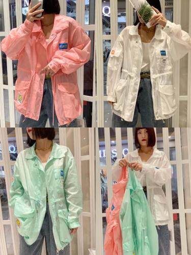 长款收腰防晒衣现货补单到货，女装，纳米格