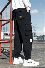 2021春秋季新款纯棉休闲裤男韩版小脚裤九分裤宽松工装裤DS885T，男装休闲裤，电商A102