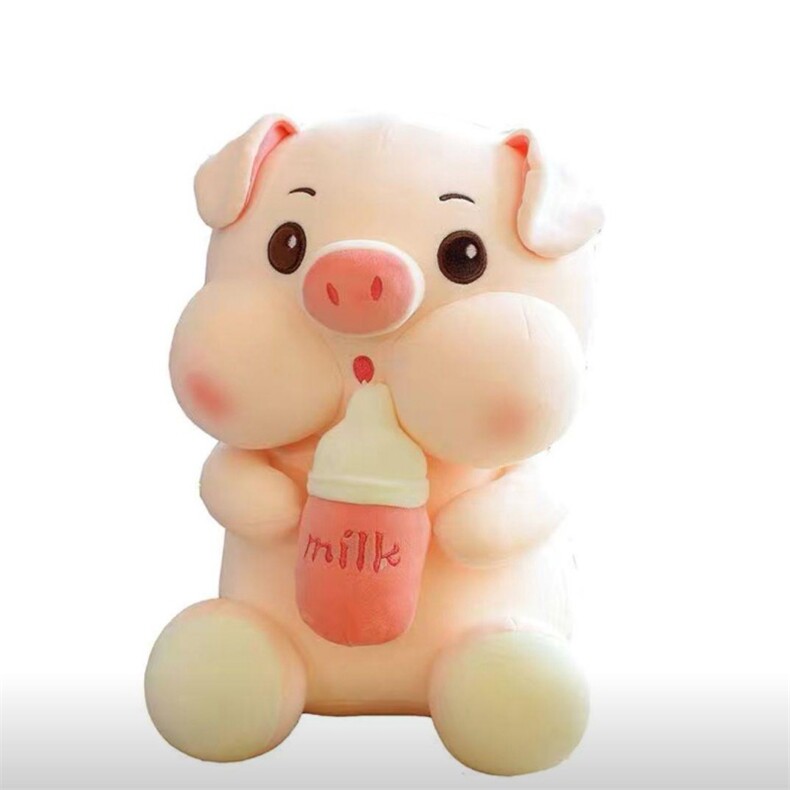 奶瓶猪，文德毛绒玩具