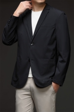 D332703男士2023年春季新款长袖西服休闲青年夹克品质西装单西，男装西服，电商B360