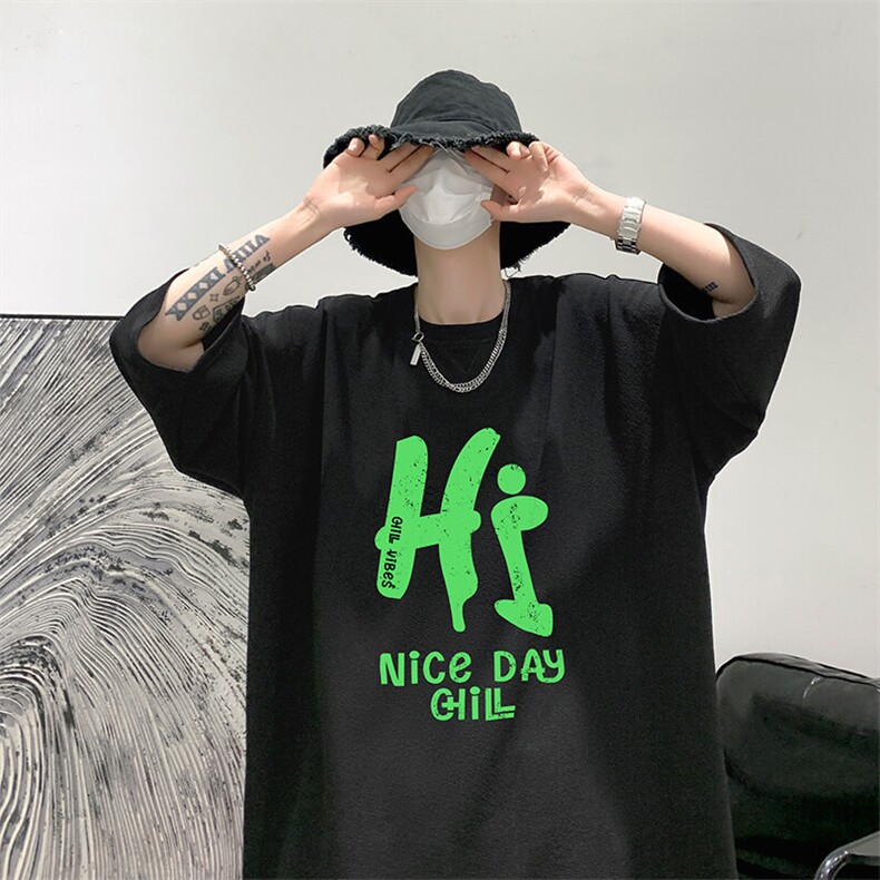 冰丝七分袖t恤男大码五分袖男短袖男中袖Q11418-P30,男装T恤,电商A040