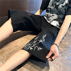 D2058-p45-控68现货风宽松cleanfit牛仔裤七分裤黑暗，男装牛仔裤，星座116