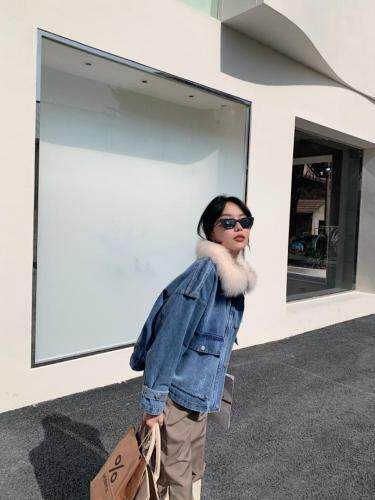 加绒牛仔派克服，其它，转角爱尚