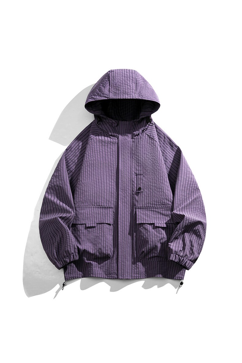 秋季户外连帽夹克男外套男女同款DSA157B-JK7811-P75,男装夹克,电商A157B