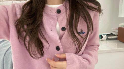 韩版针织开衫，女装，HJ