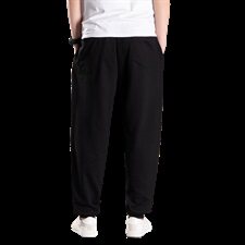 新款男士运动裤宽松弹力潮款休闲裤阔腿缩口裤加肥大码5965款，男装休闲裤，星座802