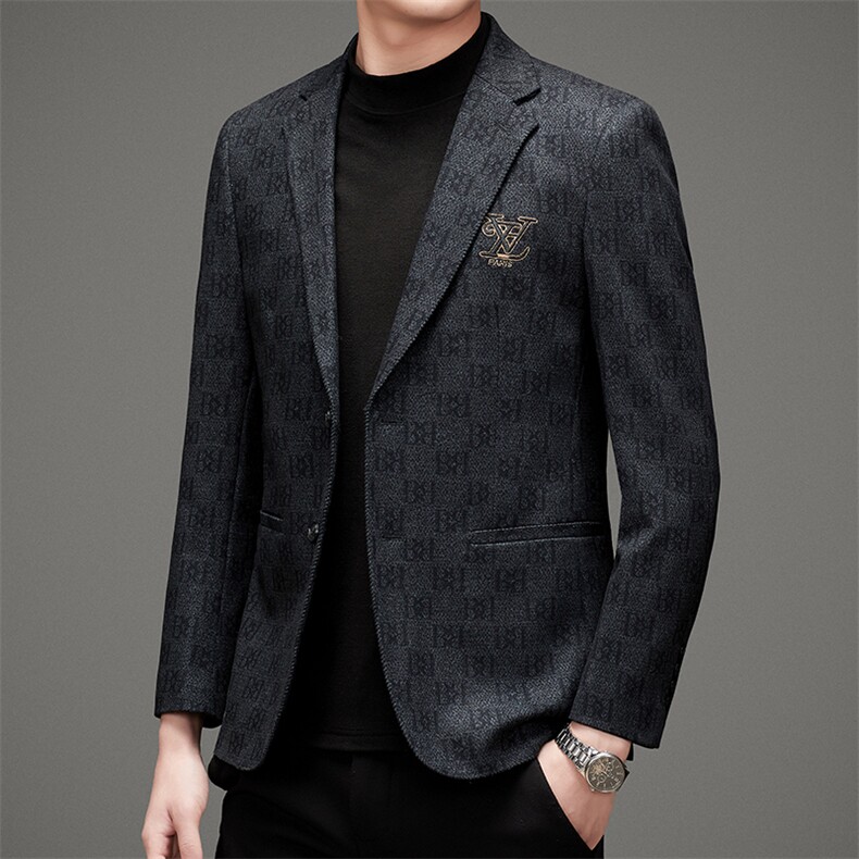 D2531男式2023春季新款便西男韩版西装外套商务休闲西服男装P190,男装西服,电商B360