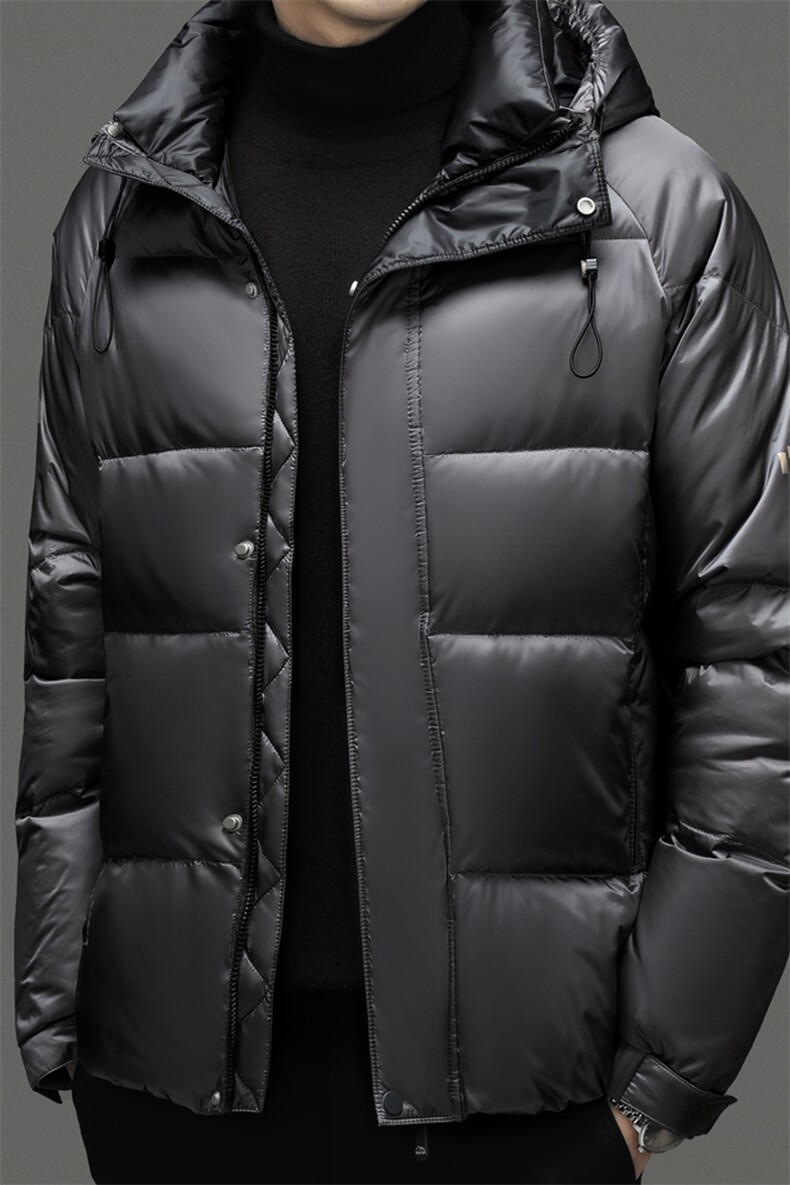 2023新款冬季男士加厚保暖连帽羽绒服男装中年商务休闲御寒外套,男装羽绒服,电商B212（原钱塘6029）
