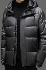 2023新款冬季男士加厚保暖连帽羽绒服男装中年商务休闲御寒外套，男装羽绒服，电商B212（原钱塘6029）