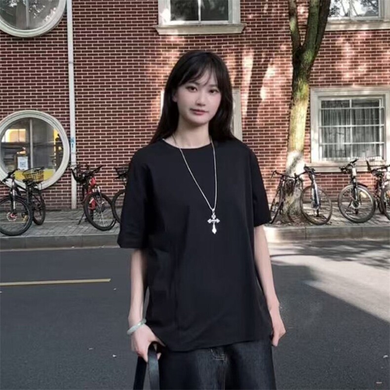 夏季美式解构cleanfit古冻绿速干冰感短袖T恤货号TX25179特P19,男装T恤,电商A063