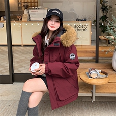 【升级款】派克服工装羽绒棉服oversize面包服外套Y902-P110，男装棉衣，电商B245