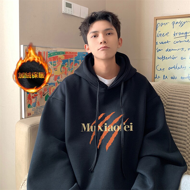 抖音供货、复合重磅加绒现货连帽卫衣宽松D223A-JR-WY2352-特P40,男装卫衣,电商019-1