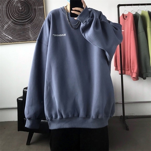 W33 情侣印花圆领秋冬卫衣 常规P28 加绒P38 S-5XL 支持定制图片