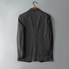 2025男士休闲新款西装商务休闲西服格纹外套，男装西服，电商D225