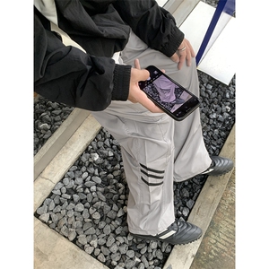 B221 美式ins街头hiphop休闲情侣宽松运动裤子 LK23117-P60 控78图片