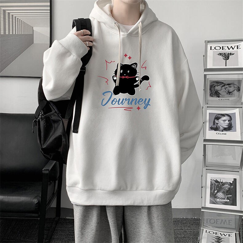连帽卫衣男大码胖子帽衫大号运动服WY2412-P35图片