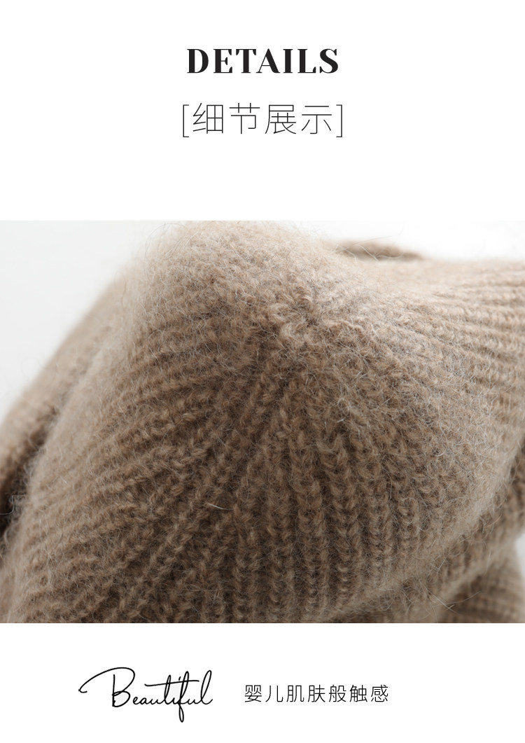 2025年圆顶无檐元宝针双层帽四季可用男女通用帽子时尚百搭,饰品帽子,名驰羊绒