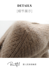 2025年圆顶无檐元宝针双层帽四季可用男女通用帽子时尚百搭，帽子，名驰羊绒