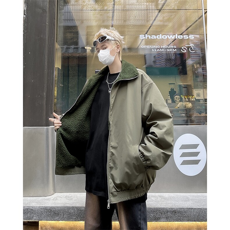 冬季新款男士男装韩版羊羔绒棉服外套夹克M0921-P80,男装棉衣,星座308B-1