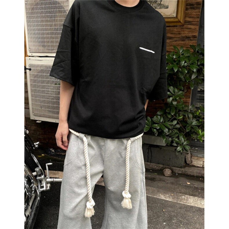 字母印花重磅短袖t恤男女春夏宽松百搭休闲圆领半袖体恤TD93,男装T恤,星座1116A（原606A-3）