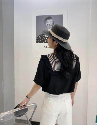 学院风拼接小衫，女装，斐伦缇娜