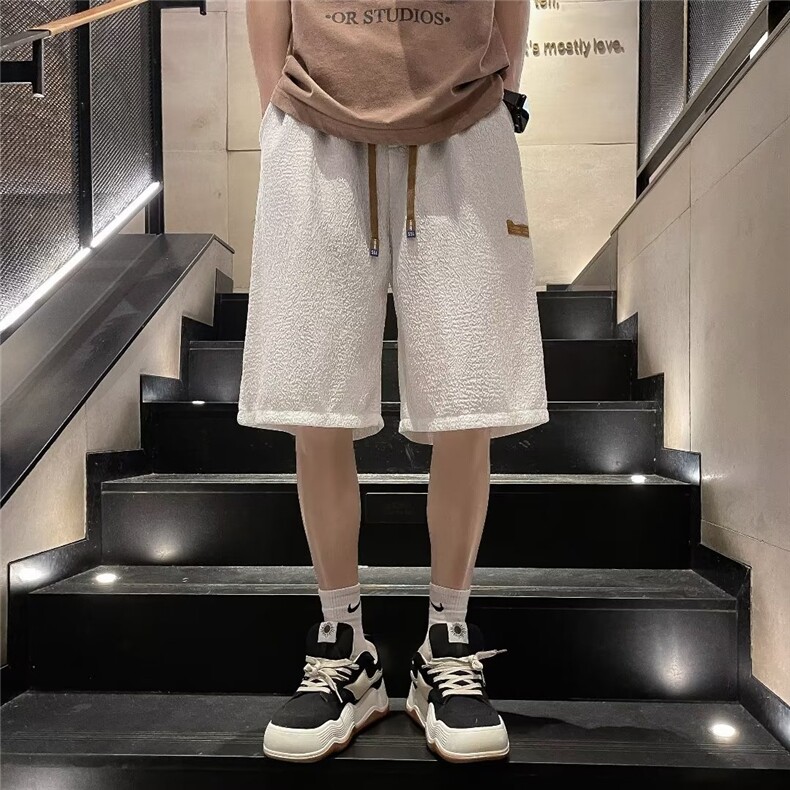 男春夏新款青少年时尚休闲裤冰丝皱DK5515P25,男装休闲裤,星座1116-2