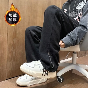加绒美式牛仔裤男款秋季长裤潮 N6775 P48图片