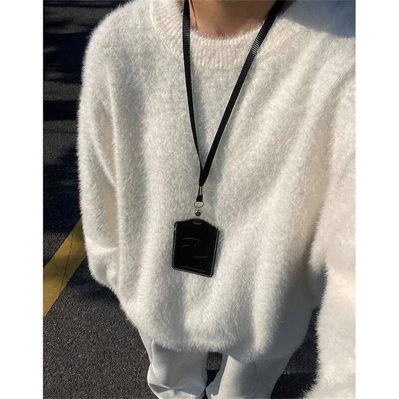 秋冬季流苏宽松少年感纯色慵懒风情侣圆领打底百搭针织衫ML017,男装T恤,星座1116A（原606A-3）