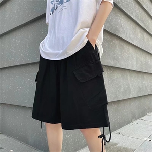 百搭潮五分裤夏季工装休闲裤宽松潮牌中性短裤潮流男DK5002-p35图片