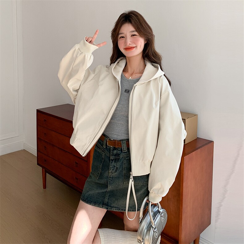 现货假两件工装短外套2D014-9001-P155-K228,女装短外套,2D014
