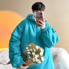 冬季bf街头棉服套头连帽棉袄宽松棉衣A125-Y270-P100，男装棉衣，电商A071